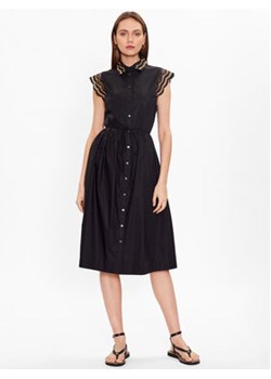 TWINSET Sukienka koszulowa 231TT2120 Czarny Regular Fit ze sklepu MODIVO w kategorii Sukienki - zdjęcie 169871232