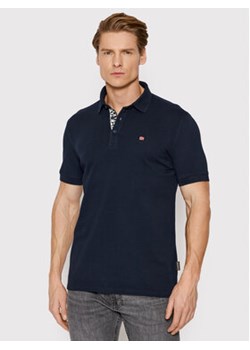 Napapijri Polo Eolanos 3 NP0A4GB3 Granatowy Regular Fit ze sklepu MODIVO w kategorii T-shirty męskie - zdjęcie 169871433