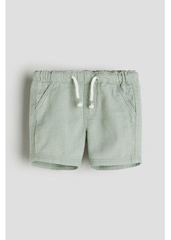 H & M - Bawełniane szorty - Zielony ze sklepu H&M w kategorii Spodenki chłopięce - zdjęcie 169871650