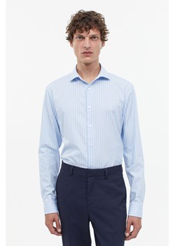 H & M - Koszula z bawełny premium Slim Fit - Niebieski ze sklepu H&M w kategorii Koszule męskie - zdjęcie 169871661