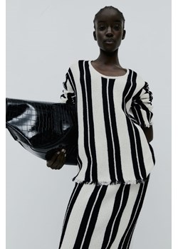 H & M - Sweter oversize - Biały ze sklepu H&M w kategorii Swetry damskie - zdjęcie 169871740