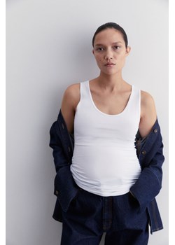 H & M - MAMA Bawełniana koszulka 2-pak - Biały ze sklepu H&M w kategorii Bluzki ciążowe - zdjęcie 169871782