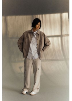H & M - Spodnie cargo - Beżowy ze sklepu H&M w kategorii Spodnie damskie - zdjęcie 169871811