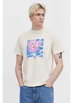 Kaotiko t-shirt bawełniany kolor beżowy z nadrukiem ze sklepu ANSWEAR.com w kategorii T-shirty męskie - zdjęcie 169872562