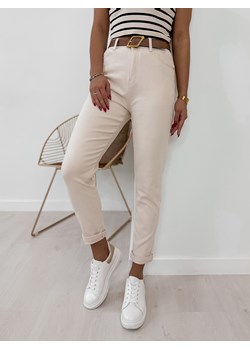 spodnie risley kremowe m/38 ze sklepu UBRA w kategorii Spodnie damskie - zdjęcie 169873372