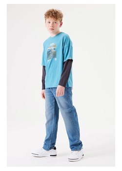 Garcia Koszulka w kolorze błękitno-antracytowym ze sklepu Limango Polska w kategorii T-shirty chłopięce - zdjęcie 169874893