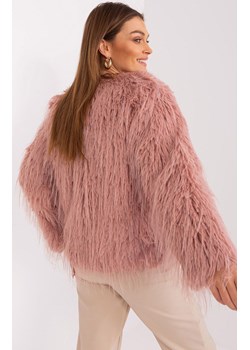 Futrzana kurtka damska ciemnoróżowa AT-KR-2359.96P, Kolor ciemnoróżowy, Rozmiar S/M, WOOL FASHION ITALIA ze sklepu Primodo w kategorii Futra damskie - zdjęcie 169875202