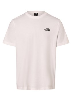 The North Face Koszulka męska Mężczyźni Bawełna biały jednolity ze sklepu vangraaf w kategorii T-shirty męskie - zdjęcie 169875772