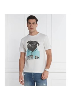 Replay T-shirt | Regular Fit ze sklepu Gomez Fashion Store w kategorii T-shirty męskie - zdjęcie 169877131