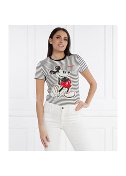 Desigual T-shirt DESIGUAL X MICKEY MOUSE | Regular Fit ze sklepu Gomez Fashion Store w kategorii Bluzki damskie - zdjęcie 169877140