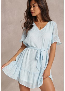Niebieska Sukienka Theaniphis ze sklepu Renee odzież w kategorii Sukienki - zdjęcie 169879182