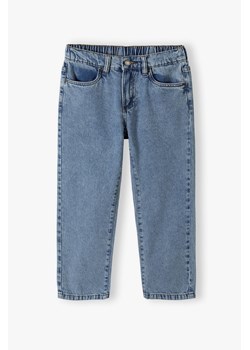 Spodnie jeansowe niebieskie - Wide Leg - Lincoln&Sharks ze sklepu 5.10.15 w kategorii Spodnie chłopięce - zdjęcie 169880461