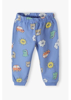 Niebieskie spodnie dresowe dla niemowlaka - 5.10.15. ze sklepu 5.10.15 w kategorii Spodnie i półśpiochy - zdjęcie 169880472