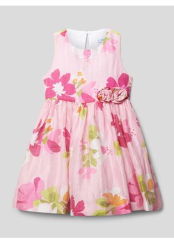 Sukienka midi z mieszanki lnu z kwiatowym wzorem ze sklepu Peek&Cloppenburg  w kategorii Sukienki dziewczęce - zdjęcie 169882313