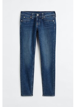 H & M - Skinny Low Jeans - Niebieski ze sklepu H&M w kategorii Jeansy damskie - zdjęcie 169882743