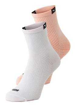 Puma Skarpety w 2-paku Kobiety biały wypukły wzór tkaniny ze sklepu vangraaf w kategorii Skarpetki damskie - zdjęcie 169883200