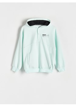 Reserved - Bluza oversize z kapturem - jasnozielony ze sklepu Reserved w kategorii Bluzy chłopięce - zdjęcie 169883510