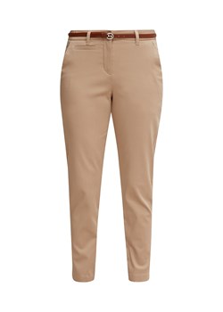 comma Spodnie chino w kolorze beżowym ze sklepu Limango Polska w kategorii Spodnie damskie - zdjęcie 169885891