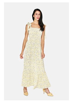 ASSUILI Sukienka w kolorze żółto-białym ze sklepu Limango Polska w kategorii Sukienki - zdjęcie 169885923