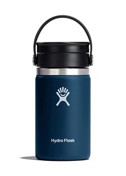 Hydro Flask butelka termiczna 12 Oz Wide Flex Sip Lid Indigo kolor niebieski W12BCX464 ze sklepu ANSWEAR.com w kategorii Bidony i butelki - zdjęcie 169886811