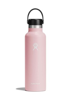 Hydro Flask butelka termiczna 21 Oz Standard Flex Cap Trillium kolor różowy S21SX678 ze sklepu ANSWEAR.com w kategorii Bidony i butelki - zdjęcie 169886944