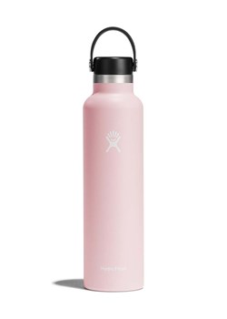Hydro Flask butelka termiczna 24 Oz Standard Flex Cap Trillium kolor różowy S24SX678 ze sklepu ANSWEAR.com w kategorii Bidony i butelki - zdjęcie 169886950