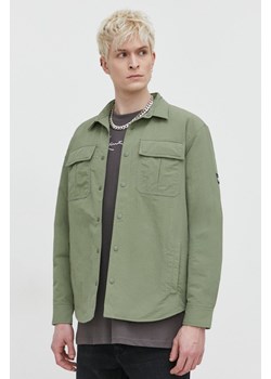 Quiksilver kurtka męska kolor zielony przejściowa ze sklepu ANSWEAR.com w kategorii Kurtki męskie - zdjęcie 169887193