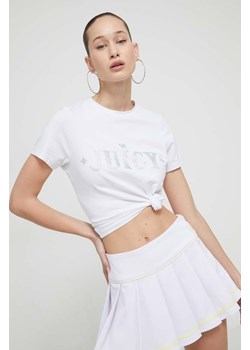 Juicy Couture t-shirt damski kolor biały ze sklepu ANSWEAR.com w kategorii Bluzki damskie - zdjęcie 169887552