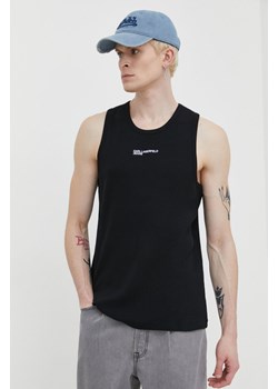 Karl Lagerfeld Jeans t-shirt męski kolor czarny ze sklepu ANSWEAR.com w kategorii T-shirty męskie - zdjęcie 169887683