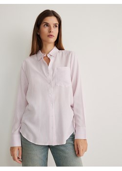 Reserved - Koszula w paski - różowy ze sklepu Reserved w kategorii Koszule damskie - zdjęcie 169888381