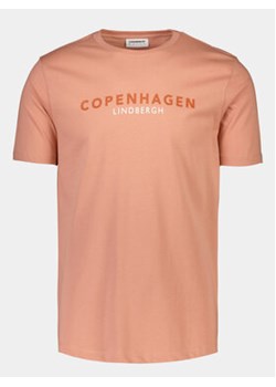 Lindbergh T-Shirt 30-400200 Różowy Relaxed Fit ze sklepu MODIVO w kategorii T-shirty męskie - zdjęcie 169895553