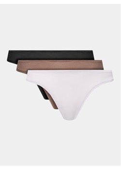 Calvin Klein Underwear Komplet 3 par stringów 000QD5220E Kolorowy ze sklepu MODIVO w kategorii Majtki damskie - zdjęcie 169896060