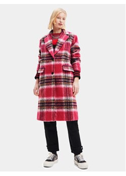 Desigual Płaszcz przejściowy 23WWEWAD Różowy Regular Fit ze sklepu MODIVO w kategorii Płaszcze damskie - zdjęcie 169896190