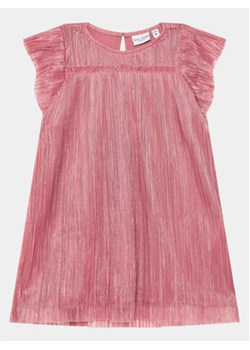 NAME IT Sukienka elegancka 13224607 Różowy Regular Fit ze sklepu MODIVO w kategorii Sukienki niemowlęce - zdjęcie 169896332