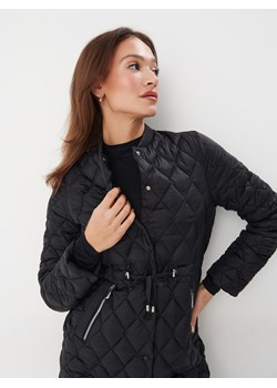 Mohito - Pikowany płaszcz - czarny ze sklepu Mohito w kategorii Płaszcze damskie - zdjęcie 169903560