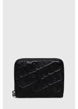 Karl Lagerfeld portfel damski kolor czarny ze sklepu ANSWEAR.com w kategorii Portfele damskie - zdjęcie 169904200