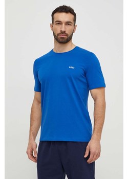 BOSS t-shirt lounge kolor niebieski melanżowy ze sklepu ANSWEAR.com w kategorii T-shirty męskie - zdjęcie 169904303