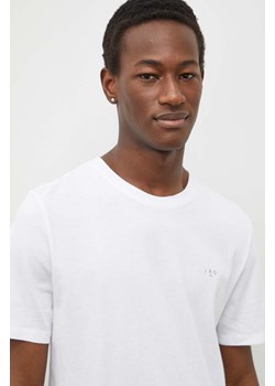 IRO t-shirt bawełniany męski kolor biały gładki ze sklepu ANSWEAR.com w kategorii T-shirty męskie - zdjęcie 169904391