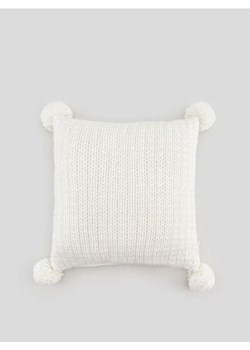 Sinsay - Poszewka na poduszkę - kremowy ze sklepu Sinsay w kategorii Poszewki na poduszki - zdjęcie 169904853
