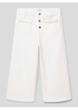 Spodnie o luźnym kroju z listwą guzikową ze sklepu Peek&Cloppenburg  w kategorii Spodnie dziewczęce - zdjęcie 169905862