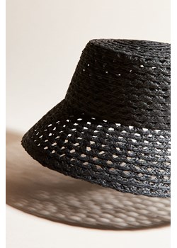H & M - Kapelusz'słomkowy - Czarny ze sklepu H&M w kategorii Kapelusze damskie - zdjęcie 169907522