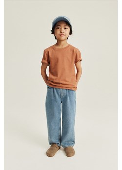 H & M - Bawełniany T-shirt - Pomarańczowy ze sklepu H&M w kategorii T-shirty chłopięce - zdjęcie 169907801