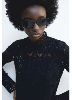 H & M - Prostokątne okulary przeciwsłoneczne - Czarny ze sklepu H&M w kategorii Okulary przeciwsłoneczne damskie - zdjęcie 169907802
