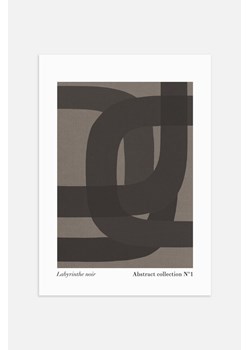 H & M - Labyrinthe Noir Plakat - Czarny ze sklepu H&M w kategorii Plakaty - zdjęcie 169907804