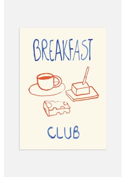 H & M - Breakfast Club Plakat - Pomarańczowy ze sklepu H&M w kategorii Dekoracje ścienne - zdjęcie 169907901