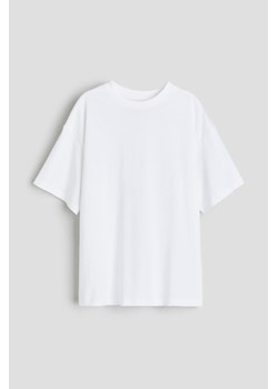 H & M - T-shirt oversize z bawełnianego dżerseju - Biały ze sklepu H&M w kategorii T-shirty chłopięce - zdjęcie 169907973
