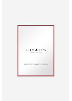 H & M - Lustro Z Drewnianą Ramą - Czerwony ze sklepu H&M w kategorii Lustra - zdjęcie 169908050