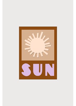 H & M - French Toast Studio - Cheer Up Sun Brown - Pomarańczowy ze sklepu H&M w kategorii Dekoracje ścienne - zdjęcie 169908082