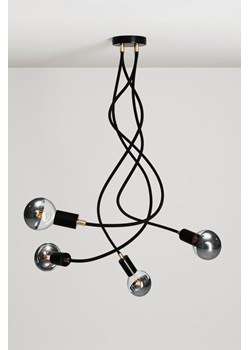 H & M - Lampa Sufitowa Flex Z 4 Żarówkami - Czarny ze sklepu H&M w kategorii Lampy wiszące - zdjęcie 169908090