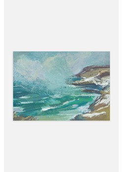 H & M - Ocean Splash Plakat - Niebieski ze sklepu H&M w kategorii Dekoracje ścienne - zdjęcie 169908184
